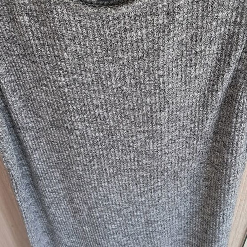 Stradivarius long tight dress like new, white and gray, size M