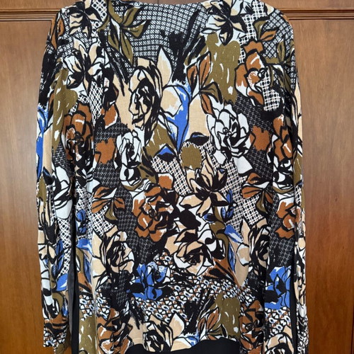 Emilia Lay blouse like new, size L/XL, multicolored