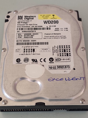 Western Digital WD Caviar 3.5" IDE HDD 20GB