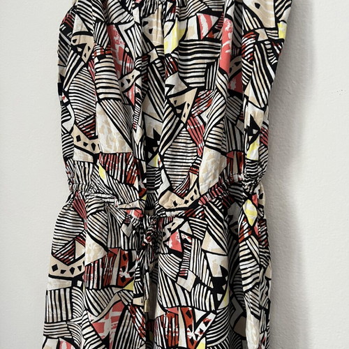 Playsuit H&M like new, colorful geometric print, size S