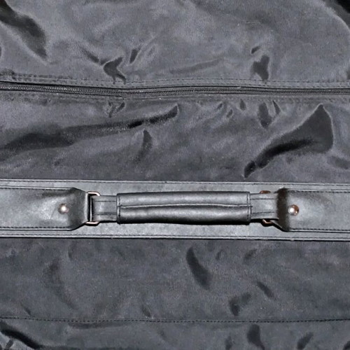Suit bag like new, black, with zippers and detachable hanger