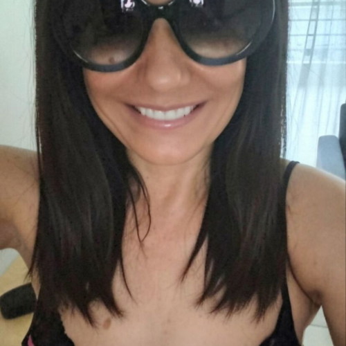 Rebecca Blu sunglasses with oval gradient lenses, deep cypress color