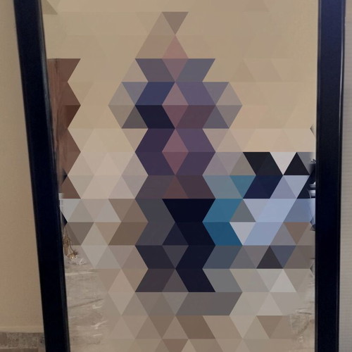 Large black mirror