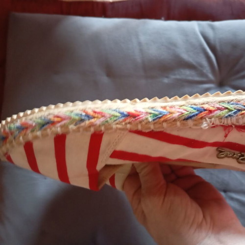 Axel summer slippers used, size 36, multicolor