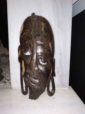 Αφρικανική μάσκα καινούργια, ύψος 22 cm