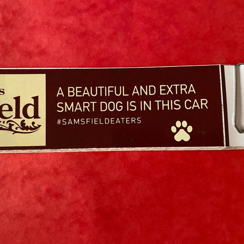 Sticker for dog presence new