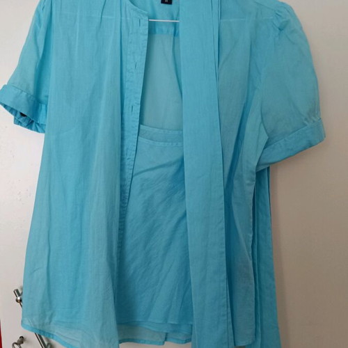 Polo Jeans cotton shirt like new, turquoise