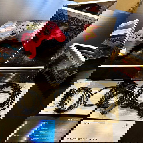 PlayStation 3 μεταχειρισμένο με Scuf Gaming χειριστήριο και 4 παιχνίδια