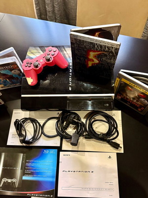 PlayStation 3 μεταχειρισμένο με Scuf Gaming χειριστήριο και 4 παιχνίδια