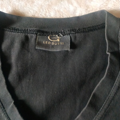 Leo Gutti black blouse size M like new