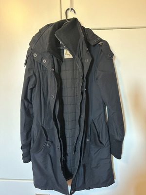 BSB Jacket long, comfortable and warm, like new, black