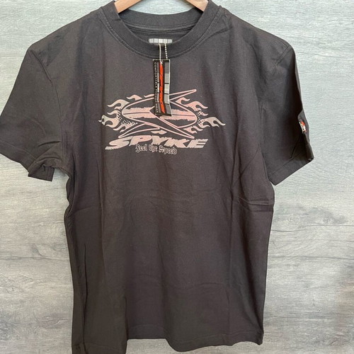 Spyke t-shirt new, size large, black