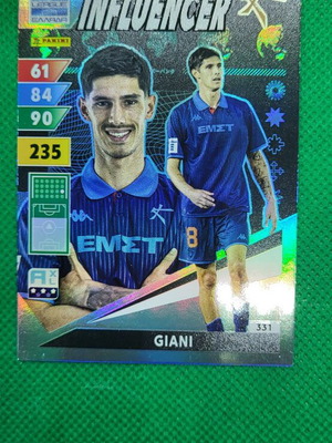 GIANI Influencer Panini Greek Superleague 2024-25 card like new