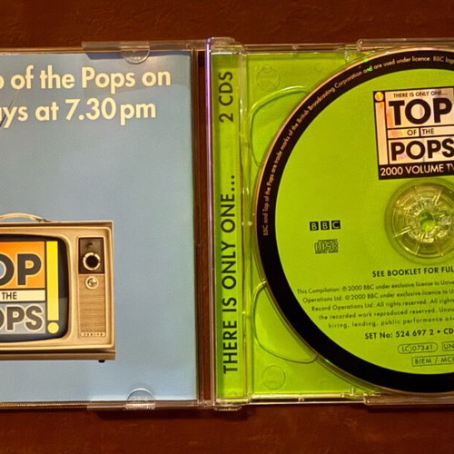 Top of the Pops 2000 Volume Two double CD like new