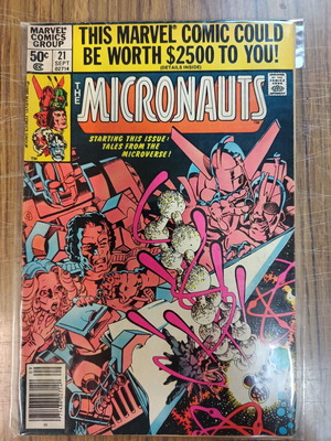 Micronauts 1979 Marvel Comics употребяван, английски