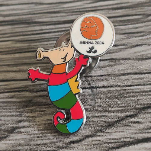 Athens 2004 Paralympic Games Proteas mascot pin like new