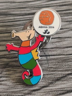 Athens 2004 Paralympic Games Proteas mascot pin like new
