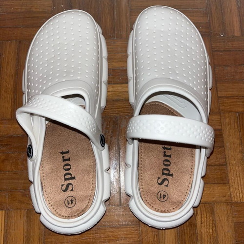 White shoes clogs size 41 like new