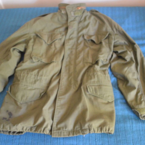 U.S. Army M-65 Field Jacket Small Size used, OG-107 Vietnam 1970s