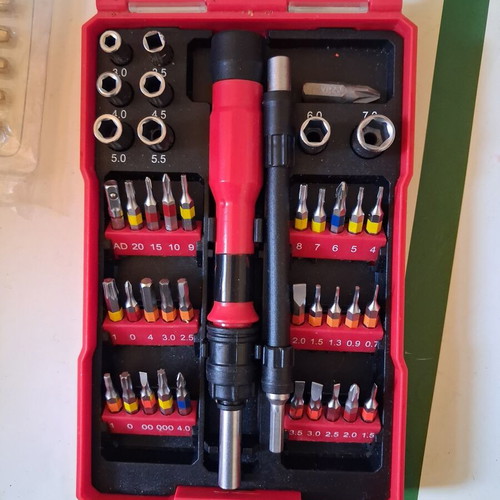 Powerfix Profi Mini Tool Kit 40 pcs like new, precision screwdriver set