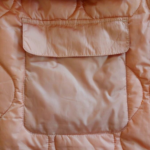 Quilted women's light jacket new, coral, size 42/44
