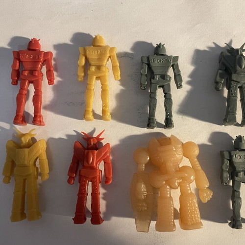 Solpa robot figures pack of 8 like new
