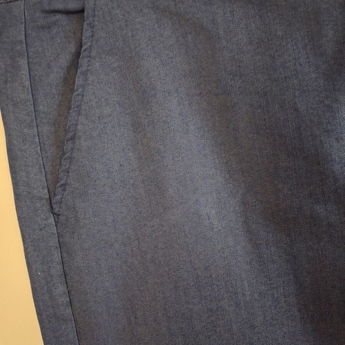 Doca women's pants L, dark blue denim style