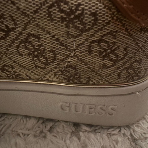 Guess women's athletic shoes like new, size 37, beige gold