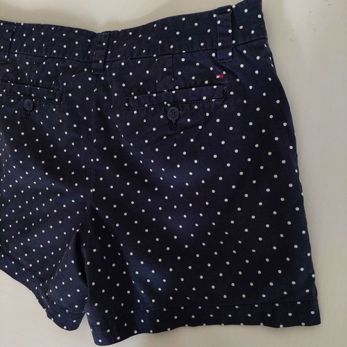 Tommy Hilfiger polka dots shorts small, like new, dark blue and white