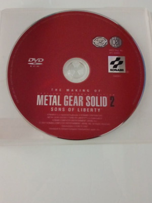 Metal Gear Solid 2 The Making Of DVD, PlayStation 2