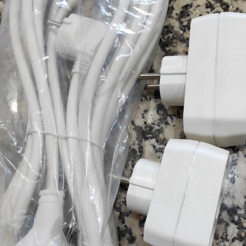 Schuko extension cord 7m 3x1.5mm² with 3- and 4-position adapters