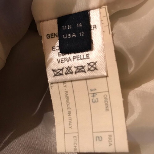 Burberry Leather Pants Women New Brown Size L