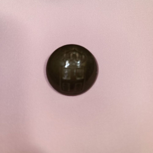 Military button insignia used, bronze