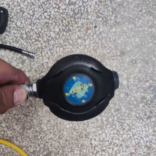 Diving set used with Aqua Lung octopus and Suunto Eon computer