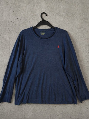 Polo Ralph Lauren long sleeve shirt XL like new, navy blue