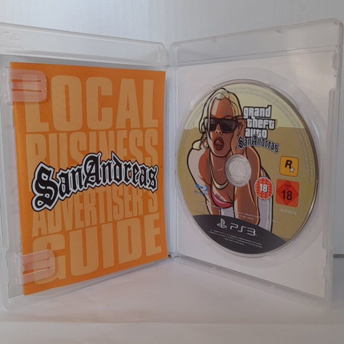 GTA San Andreas PS3 game, like new, English version