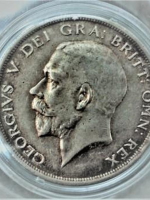Silver Half Crown 1918 Georgivs V G.Britain μεταχειρισμένο
