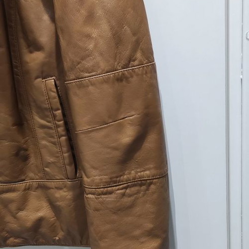 Stanfield women's leather jacket used, brown, size 46
