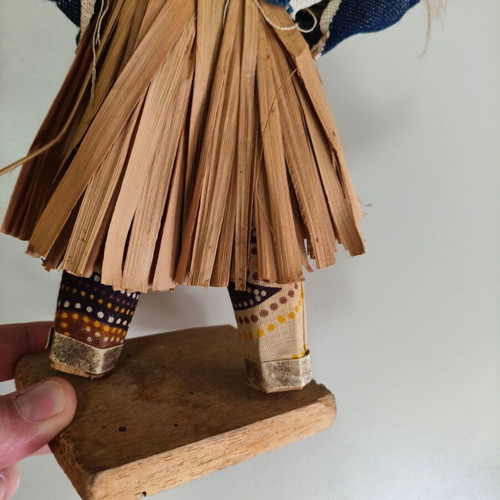 West African Masked Tribal Yacouba Dan Dance Figurine 27cm like new