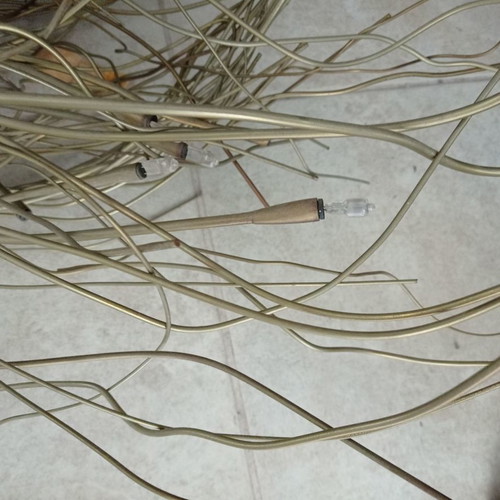 Ceiling light used handmade with metal branches and LED