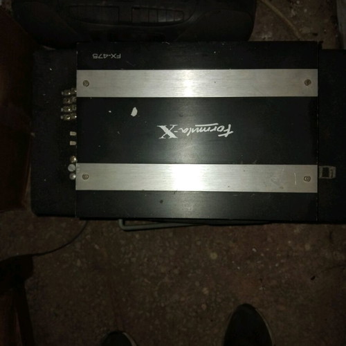 Saab with amplifier and box like new