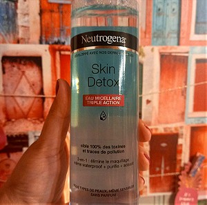 Neutrogena Micellar Water Καθαρισμού Skin Detox 3 σε 1 400ml