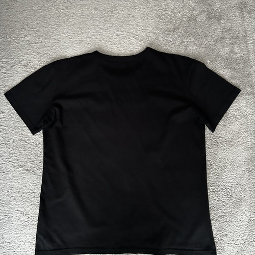 Dolce & Gabbana Black Cotton Jersey Logo Embroidered T-Shirt like new, size L