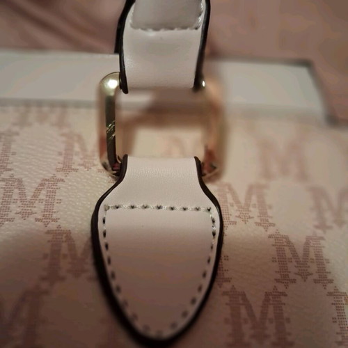 Handbag beige white like new, leatherette