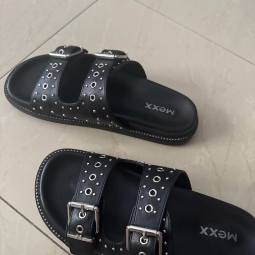 Mexx women's slippers like new, size 39, black