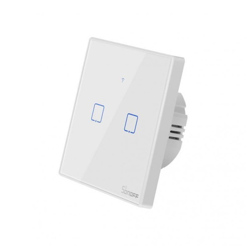 Smart Switch WiFi RF 433 Sonoff T2 EU TX 2-channel new, factory sealed