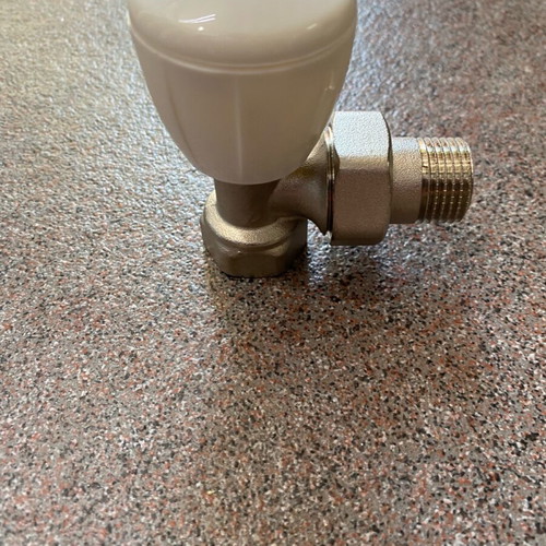 Radiator valve angle 1/2 inch new
