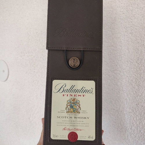 Θήκη υφασμάτινη μπουκαλιού Ballantine's μεταχειρισμένη