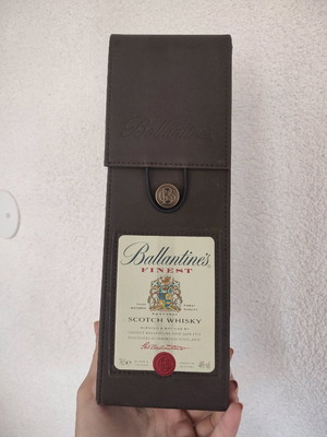 Θήκη υφασμάτινη μπουκαλιού Ballantine's μεταχειρισμένη