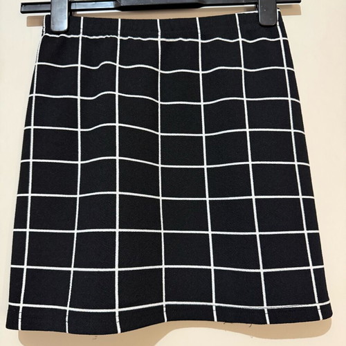 Mini skirt with checkered pattern by Shein like new